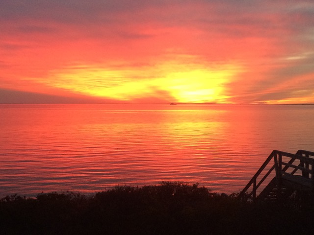 Sunset over Cape Cod Bay