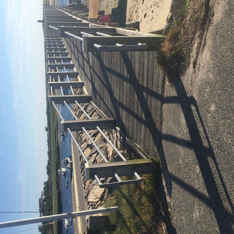 Boardwalk to the harbor